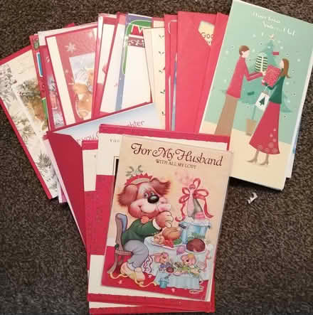 Photo of free New Christmas Cards with envelopes - Lot of 30. (Tyseley B11) #1