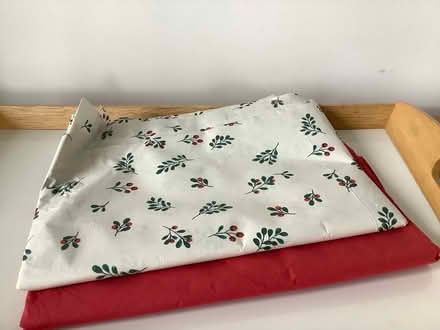Photo of free Christmas paper table cover+ trays (RH15) #1