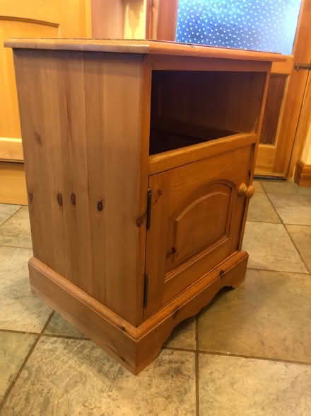 Photo of free Solid pine bedside cabinet (Garstang PR3) #2
