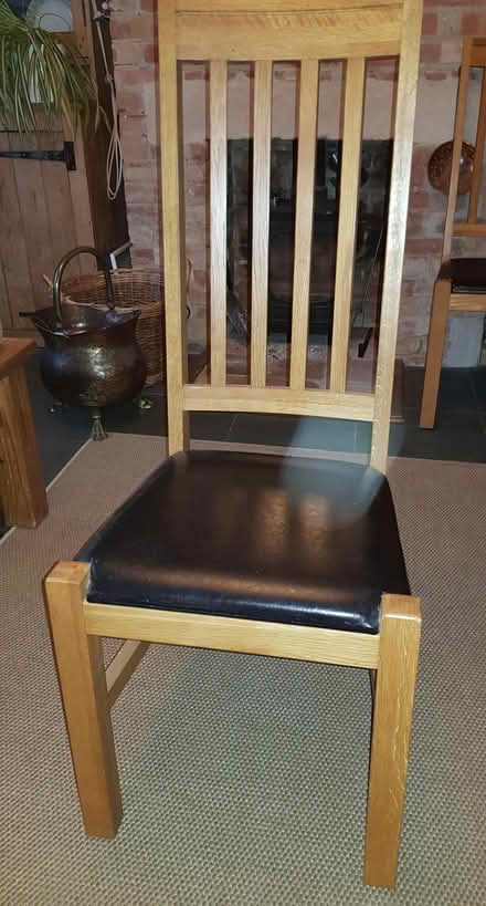 Photo of free Oak dining chairs X4 (Street BA16) #2