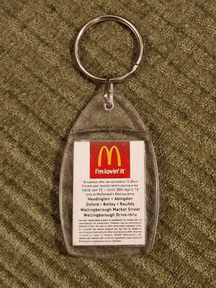 Photo of free McDonald's Keyring (Barton/Headington, OX3) #2