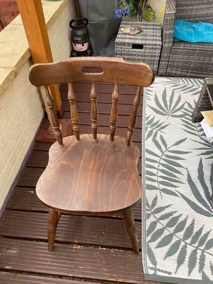 Photo of free Rustic dining chairs x 4 (Hoddesdon EN11) #3