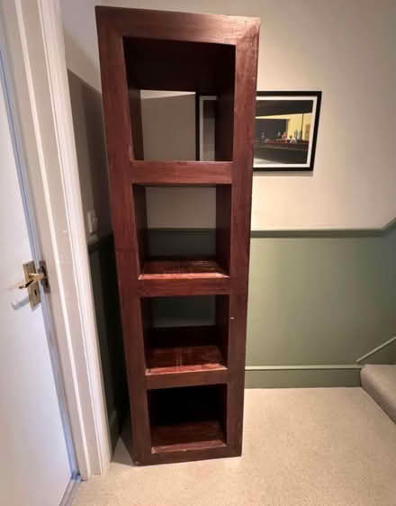 Photo of free Mahogany display shelves (SW11 Clapham) #1