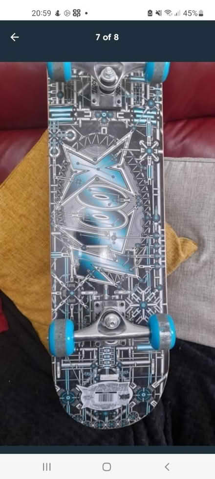 Photo of free Zootz Skateboard - Grey Helmet (M32 Stretford) #3