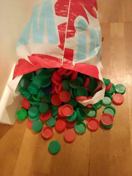 Photo of free Plastic milk bottle tops (Painswick GL6) #1