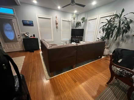 Photo of free Leather sectional couch (Alameda) (West side) #4