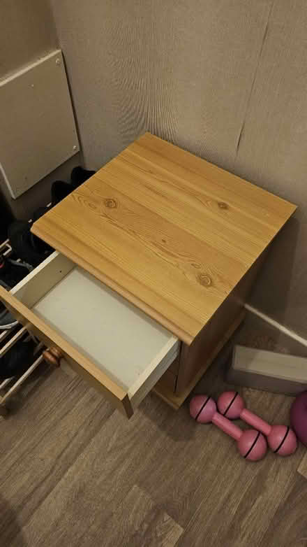Photo of free Pine bedside chest of drawers (Sefton Park Liverpool) #2