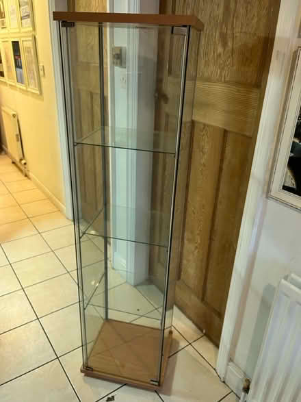 Photo of free IKEA glass display cabinet (Mickleover, Derby) #1