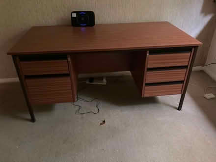 Photo of free Large desk (Nascot Wood WD17) #1