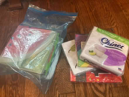 Photo of free Assorted paper/disposable napkins (Silver Spring) #1