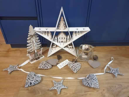 Photo of free Wooden + Wicker Christmas Decor (Moorlands LA1) #1