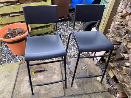 Photo of free Two Breakfast Bar Chairs (Warlingham CR6) #1