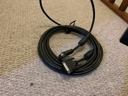 Photo of free computer screen, mouse, keyboard with connecting lead (Lexden CO3) #2