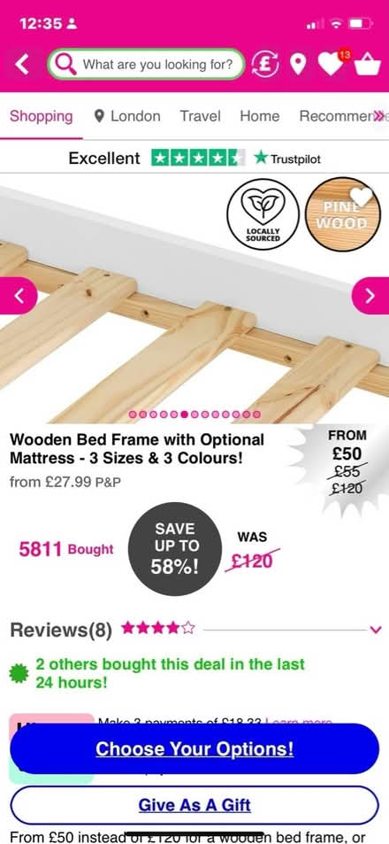 Photo of free Wooden Bed (CT15) #2
