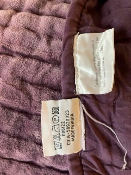 Photo of free Large purple blanket & 2 cushions (Cambridge CB5) #4