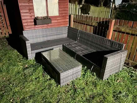 Photo of free Garden furni - corner sofa & table (Meanwood, LS7) #1