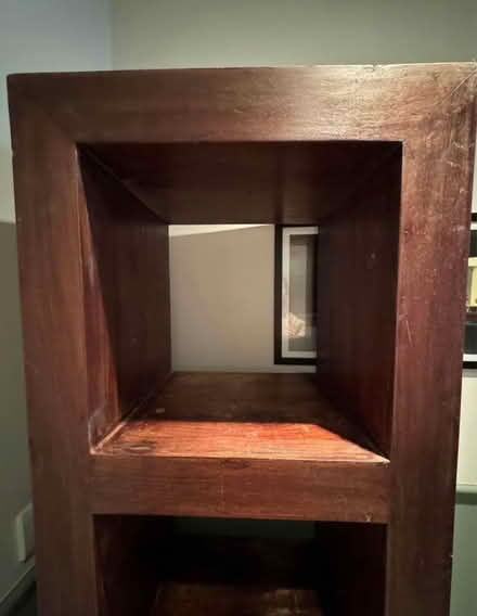 Photo of free Mahogany display shelves (SW11 Clapham) #2