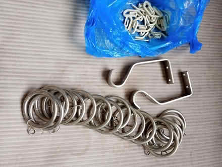 Photo of free Metal curtain rings (Weston) #1