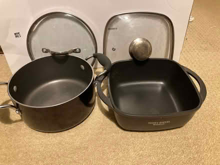 Photo of free Two Pots with Lids (Yateley GU46) #1