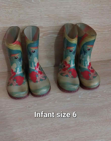 Photo of free Twin Girl Wellies - Infant size 6 (SM1) #1