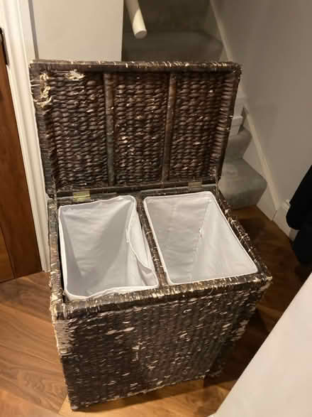 Photo of free rattan laundry basket (Harrogate HG1) #1