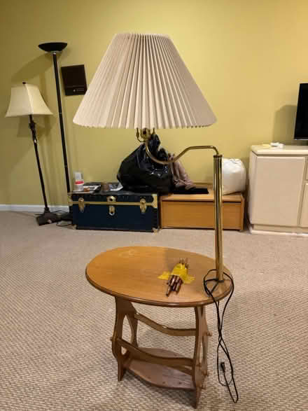 Photo of free Wood lamp stand (Bowie, Md) #1