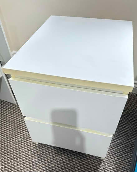 Photo of free White bedside drawer (Grantham) #1