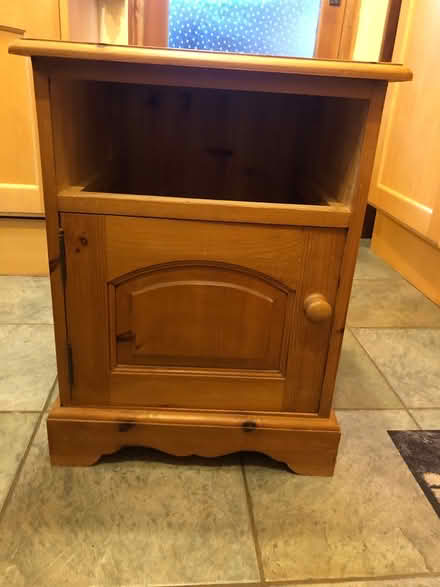 Photo of free Solid pine bedside cabinet (Garstang PR3) #1