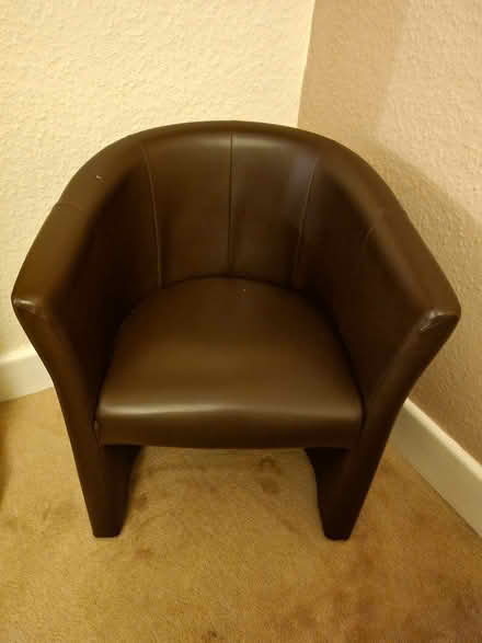 Photo of free Faux leather armchair (Knighton LD7) #1