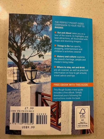 Photo of free Rhodes guide book (Hitchin) #2