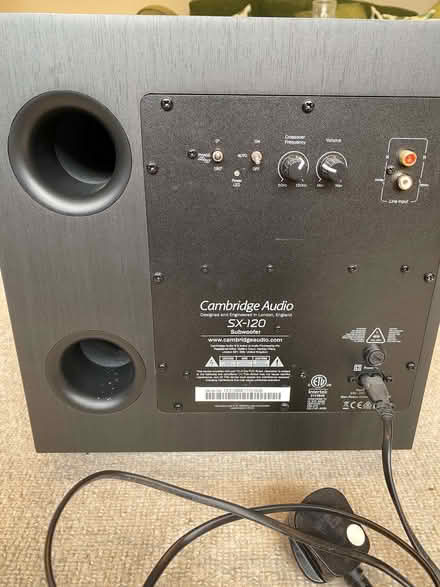 Photo of free Cambridge Audio SX-120 sub-woofer speaker (Beaconsfield HP9) #1