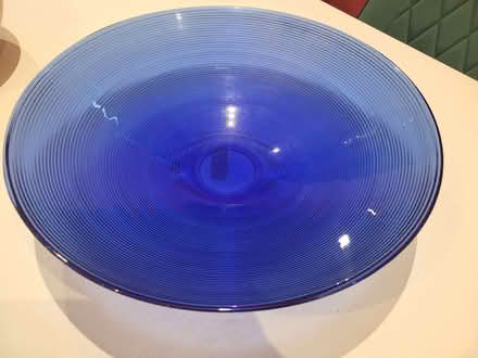 Photo of free Large blue glass bowl (Chelmsford CM1) #3