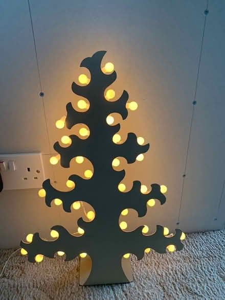 Photo of free Light up metal Christmas tree (Clanfield) #1