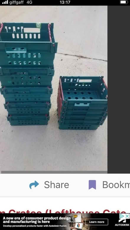 Photo of free 2 bale arm crates (Horbury WF4) #1