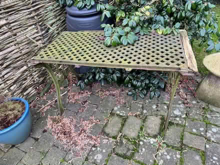 Photo of free Garden table (Mortimers Cross HR6) #3