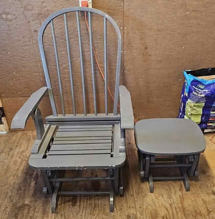 Photo of free Nursing Chair and Stool (Edington BA13) #1