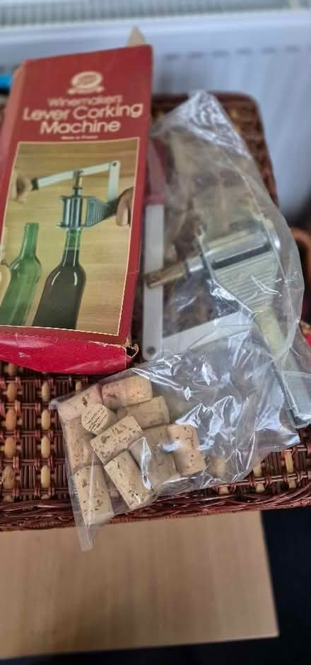 Photo of free Bottle corking machine and corks (Emmer Green RG4) #1