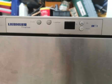 Photo of free Small stainless fridge/freezer (Brook Green, w14) #2