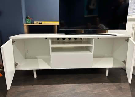 Photo of free IKEA white gloss tv cabinet (Cheshunt EN7) #1