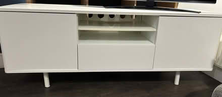 Photo of free IKEA white gloss tv cabinet (Cheshunt EN7) #2