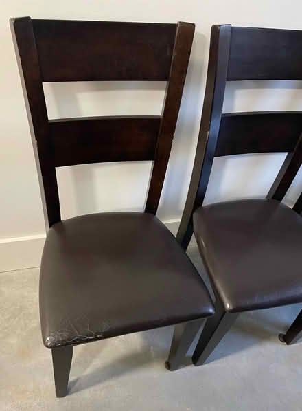 Photo of free Solid wood table with four chairs (Winder, GA) #3