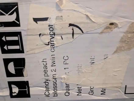 Photo of free icandy Peach Twin Carrycot (Worcester WR1) #2