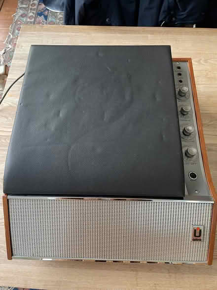Photo of free 1960s record player (Knotty Green HP9) #1