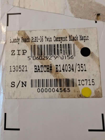 Photo of free icandy Peach Twin Carrycot (Worcester WR1) #3