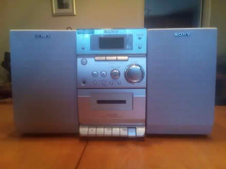 Photo of free Stereo system - sony micro radio/cd/tape (Currie EH14) #1