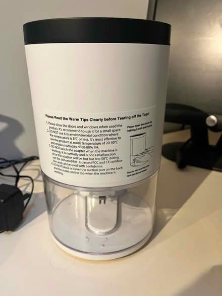 Photo of free Small plug in dehumidifier (Rh1) #3