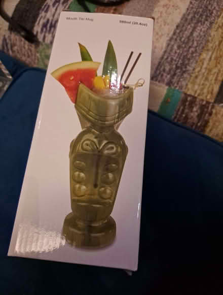 Photo of free Green tiki mug - unused in its original box. Fun for home ba (Shepherds Bush W12) #2