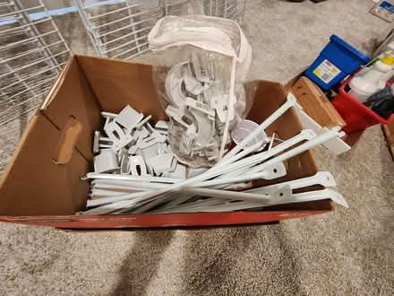 Photo of free Wire shelving and hardware (Frederick, MD) #2