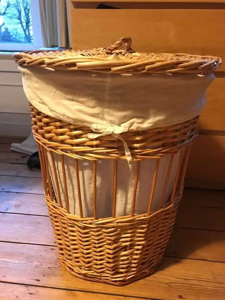 Photo of free Large wicker laundry basket (E11 Leytonstone) #1