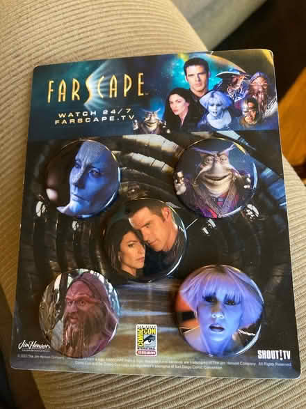 Photo of free Farscape buttons (Mt. Pleasant DC) #1